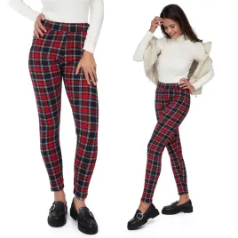 legginsy-damskie-ocieplane-futerkiem-w-krate-slim