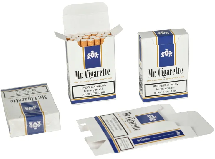 Paczki opakowania pudełka na papierosy gilzy 1000 szt BLUE Mr.Cigarette