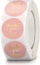 naklejki-dekoracyjne-kwiaty-500szt-thank-you-pink