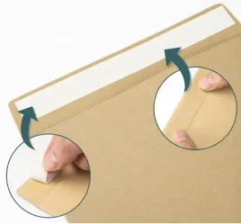 koperty-samoklejace-b4-hk-25szt-z-paskiem-brazowe