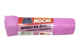 worki-na-smieci-mocne-60l-10szt-z-tasma-rozowe