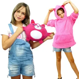 bluza-dziecieca-smieszna-mordka-2w1-roz-poduszka