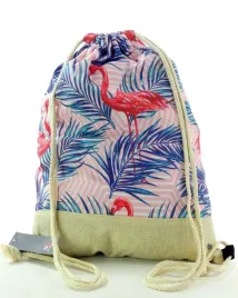 mocny-duzy-worek-plecak-torba-bag-tkanina-flamingi