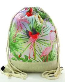 mocny-duzy-worek-plecak-torba-bag-tkanina-flamingi