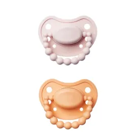 luu-kids-zestaw-smoczkow-velvet-blush-i-summer-apricot-6m