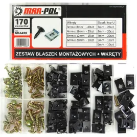 wkrety-blaszki-spinki-montazowe-samochodowe-blaszka-spinka-170szt