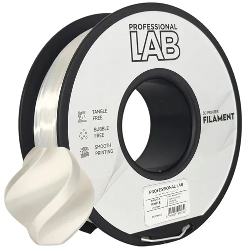 Filament Jedwab PLA biały white Prof. Lab 1,75mm 1000g