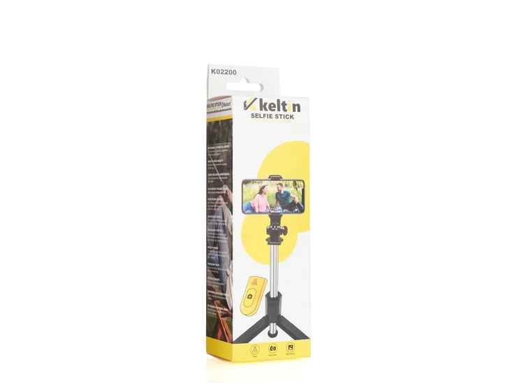 kijek-do-selfie-tripod-statyw-bluetooth-pilot-stan-nowy-kolor-czarny