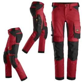 spodnie-robocze-uniwersalne-cordura-elastyczne-trousers-czerwone-r-50