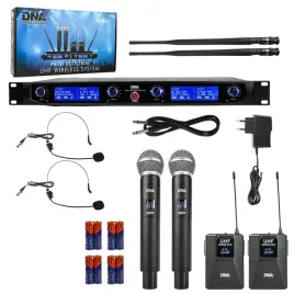 mikrofon-bezprzewodowy-2x-doreczne-2-naglowne-bodypacki-odbiornik-zestaw