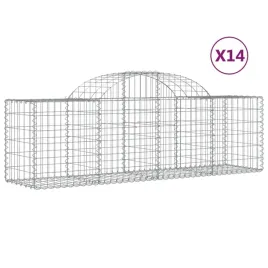 kosze-gabionowe-14-szt-200x50x60-80-cm-galwanizowane-zelazo