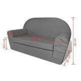 sofa-amerykanka-dziecieca-szara