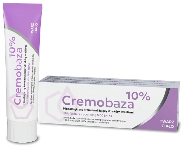 Cremobaza 10% Mocznika krem do skóry wrażliwej i skłonnej do alergii 30g