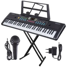 keyboard-edukacyjny-61-klawiszy-dla-dzieci-mikrofon-statyw-stojak-zestaw
