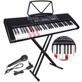 keyboard-dla-dzieci-do-nauki-gry-organy-podswietlane-klawisze-statyw