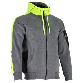 bluza-meska-robocza-mechanick-odblaskowa-szara-stalco-perfect-l