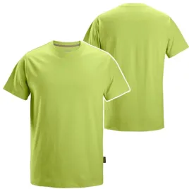koszulka-meska-robocza-bawelniana-t-shirt-s-limonkowa-snickers-workwear