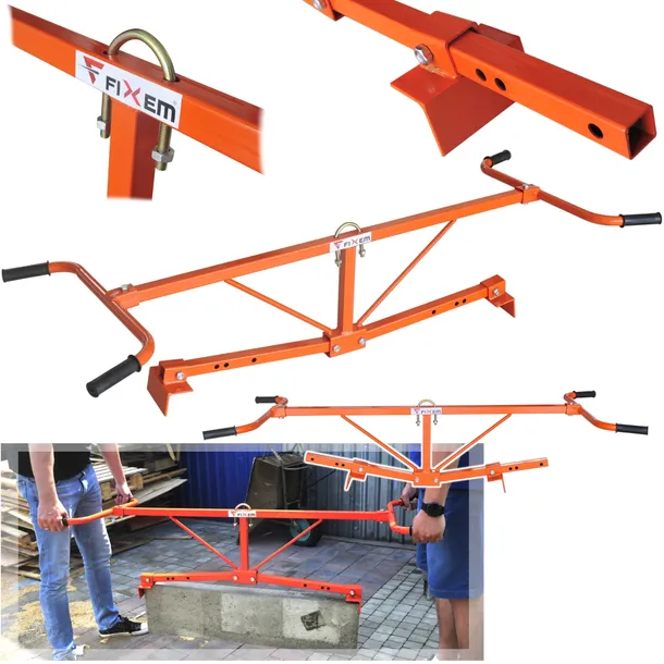CHWYTAK BRUKARSKI WZDŁUŻNY DO KRAWĘŻNIKÓW 600-1000mm 130kg