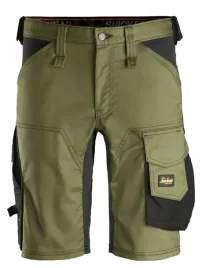 spodenki-robocze-krotkie-meskie-stretch-allroundwork-snickers-54-oliwkowe