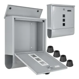 nowoczesna-skrzynka-na-listy-34x307x10cm-szara-z-daszkiem-i-zamkiem