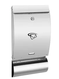 skrzynka-na-listy-z-gazetnikiem-nierdzewna