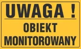 tablica-ostrzegawcza-uwaga-obiekt-monitorowany