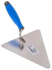 kielnia-trojkat-nierdzewna-200mm-uchwyt-gumowy