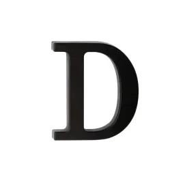 litera-na-dom-plastikowa-9cm-czarna-d