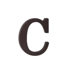 litera-na-dom-plastikowa-9cm-brazowa-c