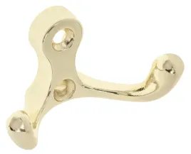 wieszak-scienny-podwojny-3cm-zloty-haczyk-zawieszka-na-sciane-przykrecany