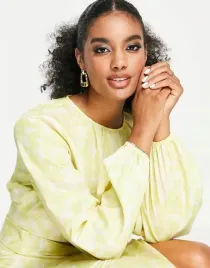 c4e008-zielono-zolty-top-z-dlugim-rekawem-pretty-lavish-m