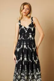 b0c007-czarna-sukienka-z-bezowym-haftem-oasis-xs