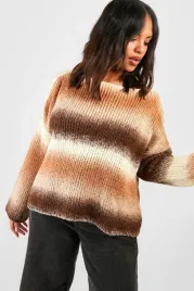 kolorowy-sweter-z-dlugim-rekawem-boohoo-3xl