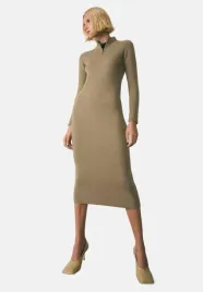khaki-sukienka-dzianinowa-mango-s
