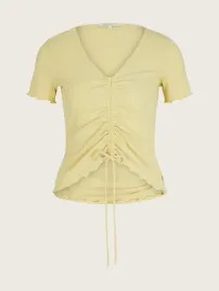 zolty-t-shirt-z-ozdobnym-przodem-tom-tailor-m