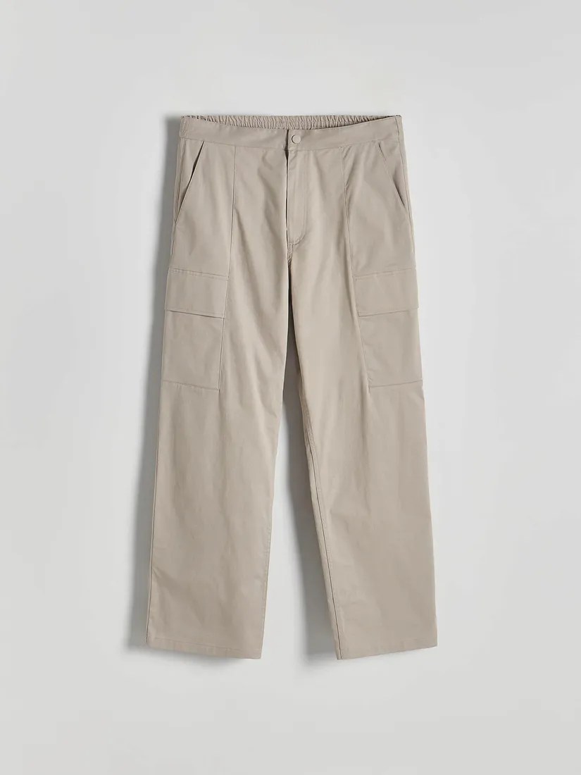 bezowe-spodnie-cargo-reserved-36-stan-nowy