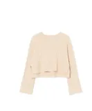 bezowy-krotki-sweter-cropp-l-stan-nowy