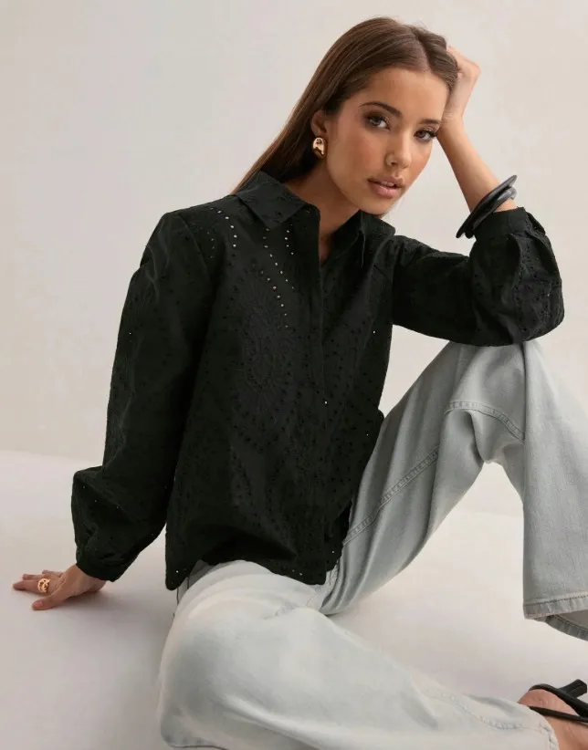 czarna-koszula-objbitten-object-xl-stan-nowy