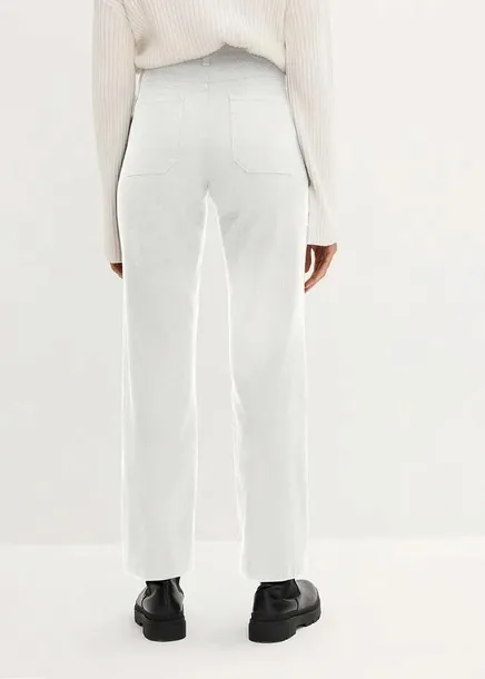 biale-spodnie-jeansowe-bonprix-m-marka-bonprix