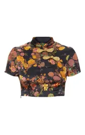 czarny-satynowy-top-w-kwiaty-prettylittlething-xs