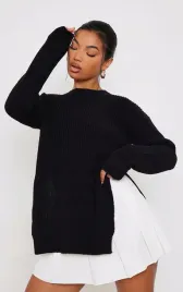 czarni-dlugi-sweter-prettylittlething-xl