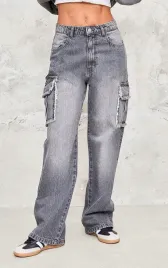 szare-spodnie-jeansowe-damskie-z-szeroka-nogawka-prettylittlething-xl