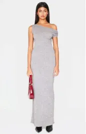 szara-sukienka-na-jedno-ramie-maxi-prettylittlething-xxs