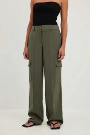 zielone-spodnie-cargo-z-kieszeniami-na-kd-xs