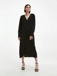 czarna-kopertowa-sukienka-damska-midi-reserved-m