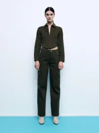 zielone-proste-spodnie-damskie-cargo-reserved-s