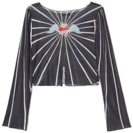 czarny-szyfonowy-top-z-rozcieciem-cropp-s