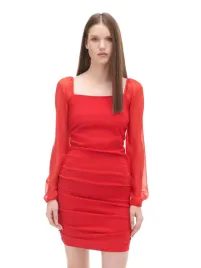 czerwona-sukienka-z-marszczeniami-cropp-s