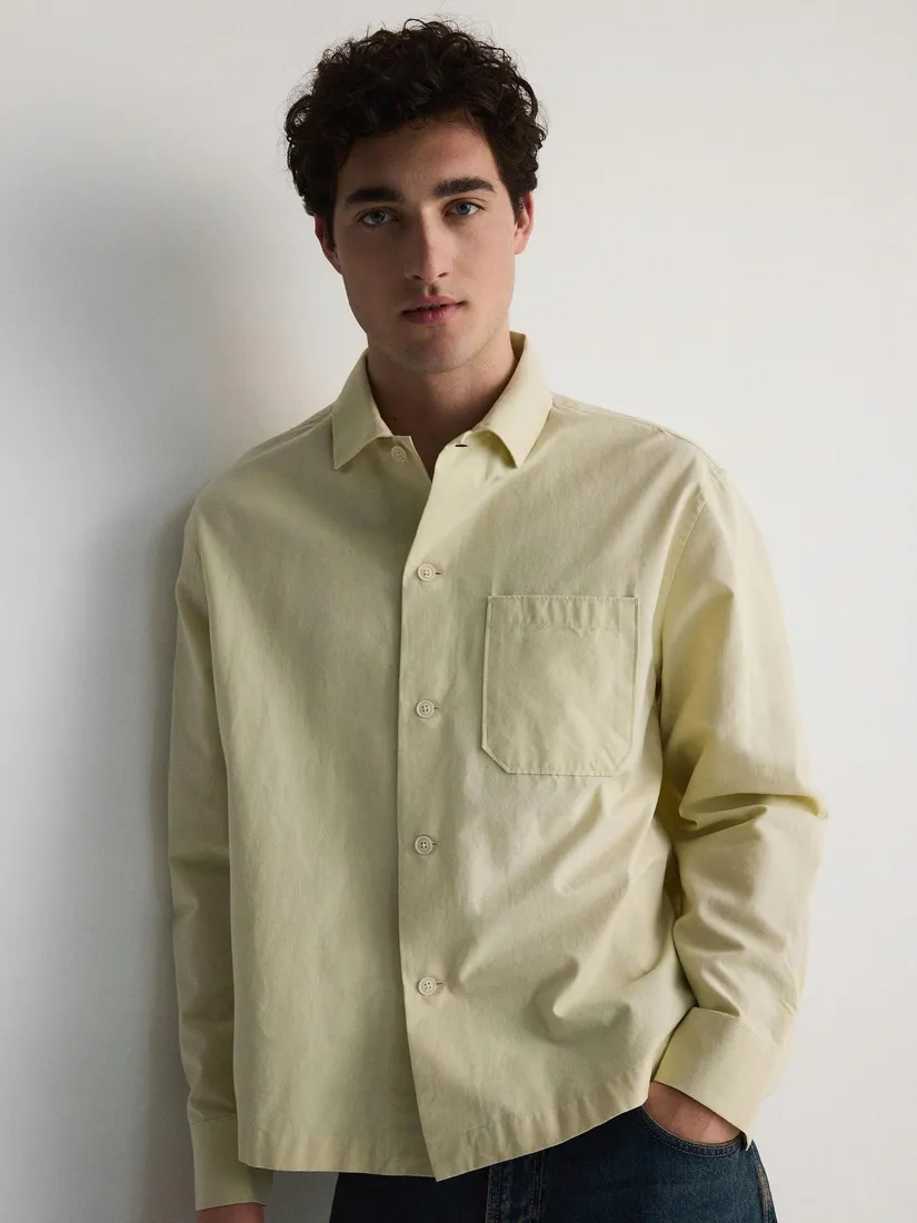 zolta-meska-koszula-reserved-s