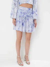 fioletowa-spodnica-mini-w-kwiaty-mohito-xs